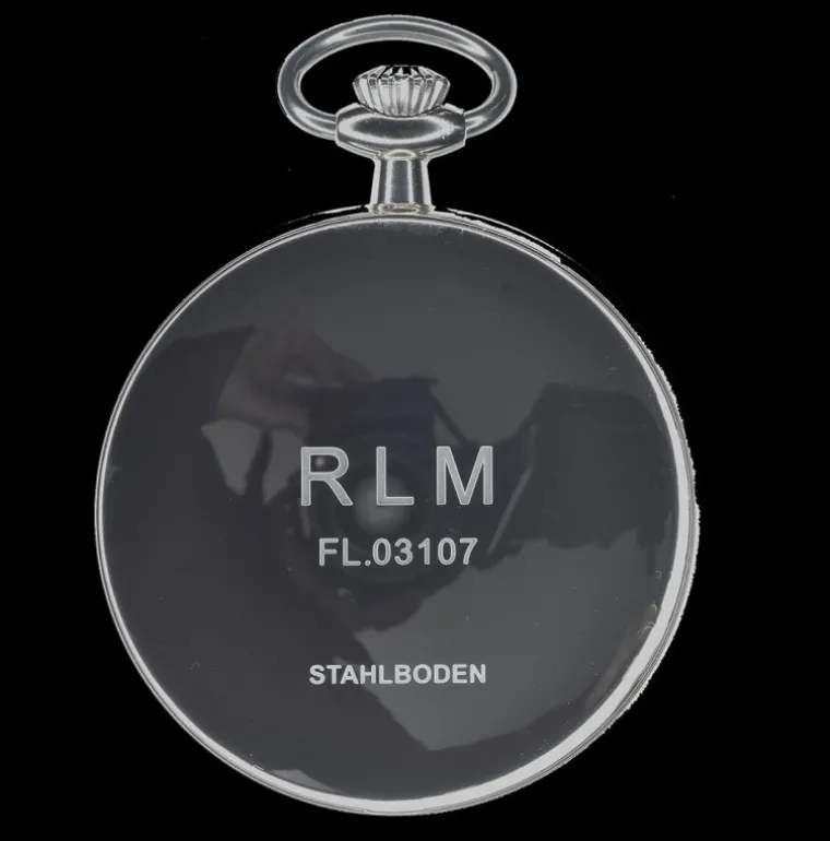 Aeschbach WW2 Pattern German Airforce (Luftwaffe) 17 Jewel Hand Wound Military Pocket Watch