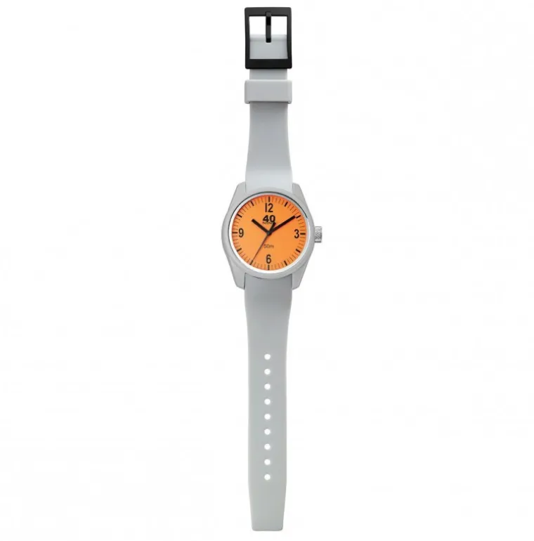 BASIC 43MM Grey-Orange