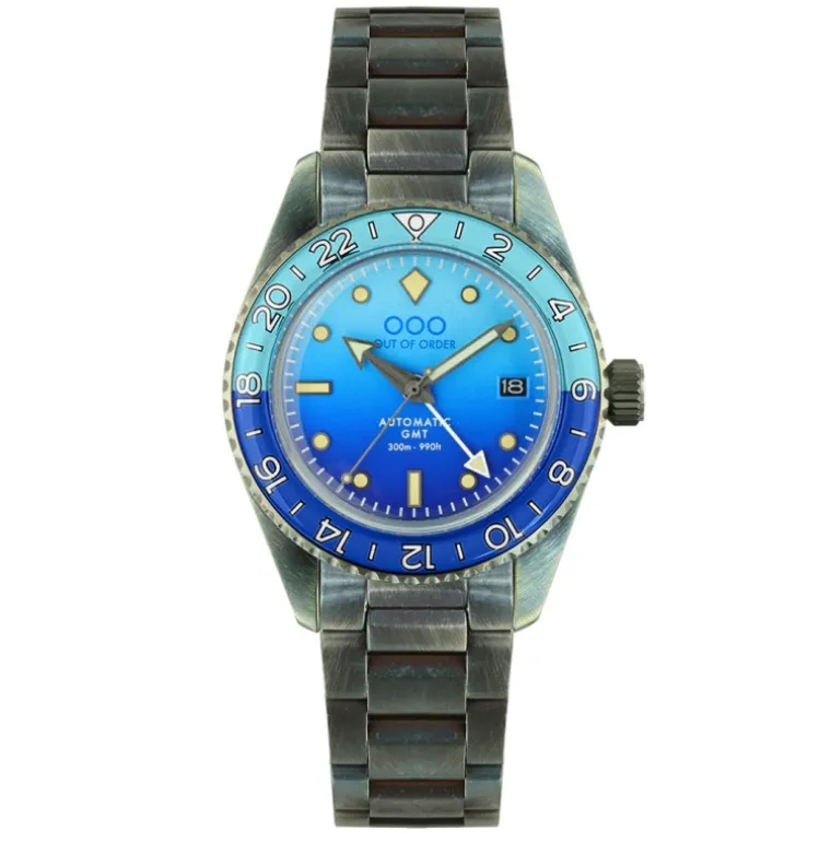 BOMBA BLU AUTOMATIC GMT - ULTRA DISTRESSED