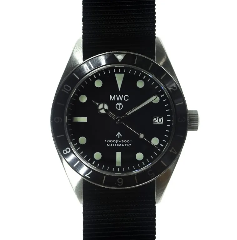 Classic 1960s Pattern Grey Automatic Dual Time Zone Divers