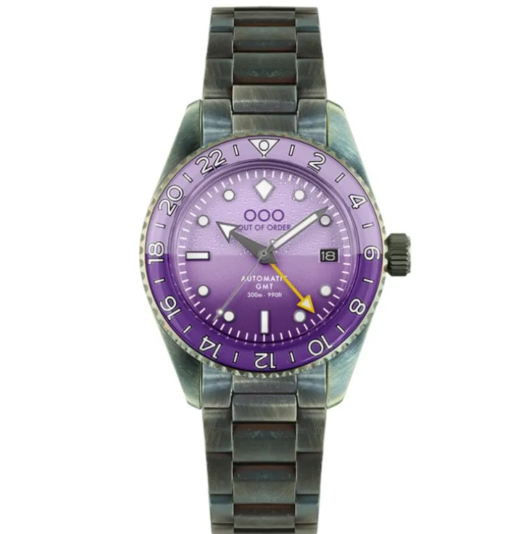 DARK VIOLET AUTOMATIC GMT - ULTRA DISTRESSED