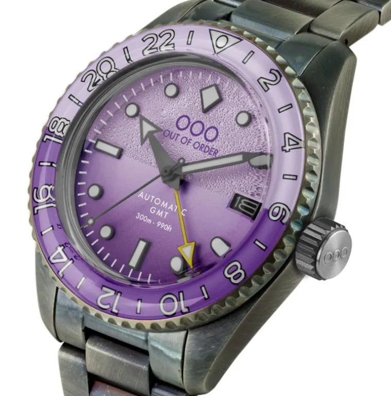 DARK VIOLET AUTOMATIC GMT - ULTRA DISTRESSED