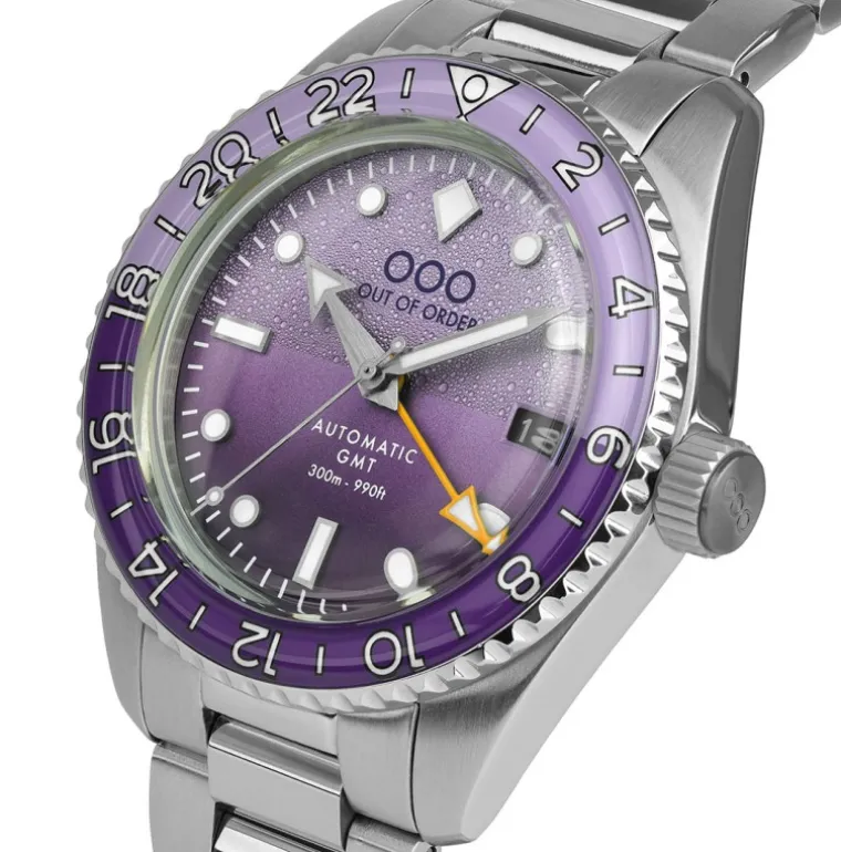 DARK VIOLET AUTOMATIC GMT - ULTRA BRUSHED