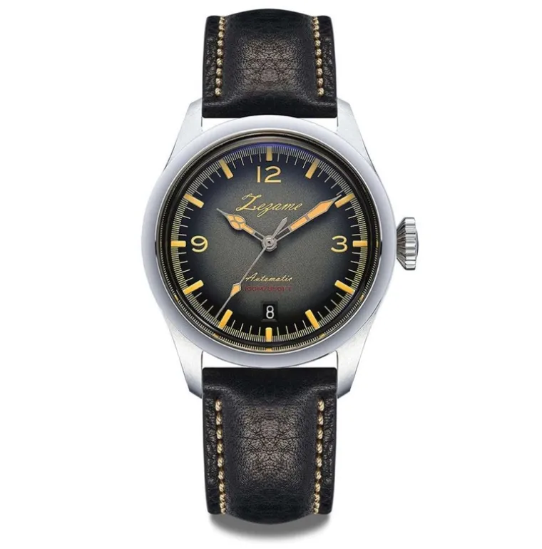 Eyes Gray Stainless Steel watch 38mm