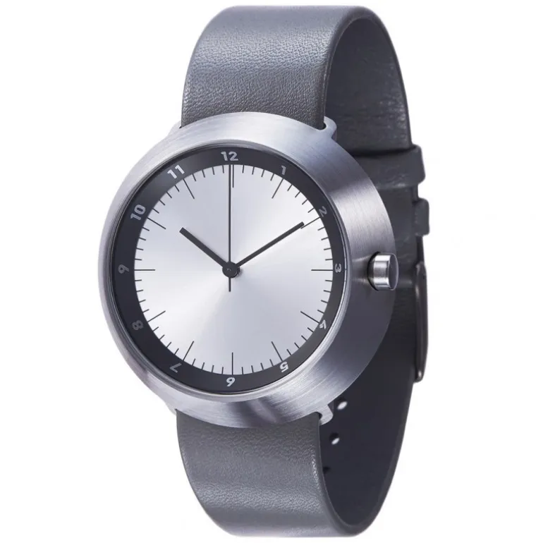 Fuji Silver Grey Leather