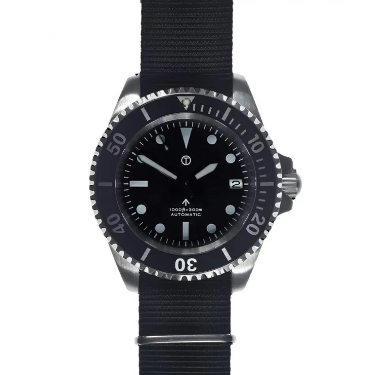 24 Jewel Gray Sterile 1982 Pattern 300m Automatic