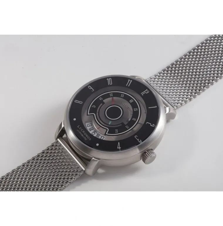 Lecronos Silver - Black Mesh