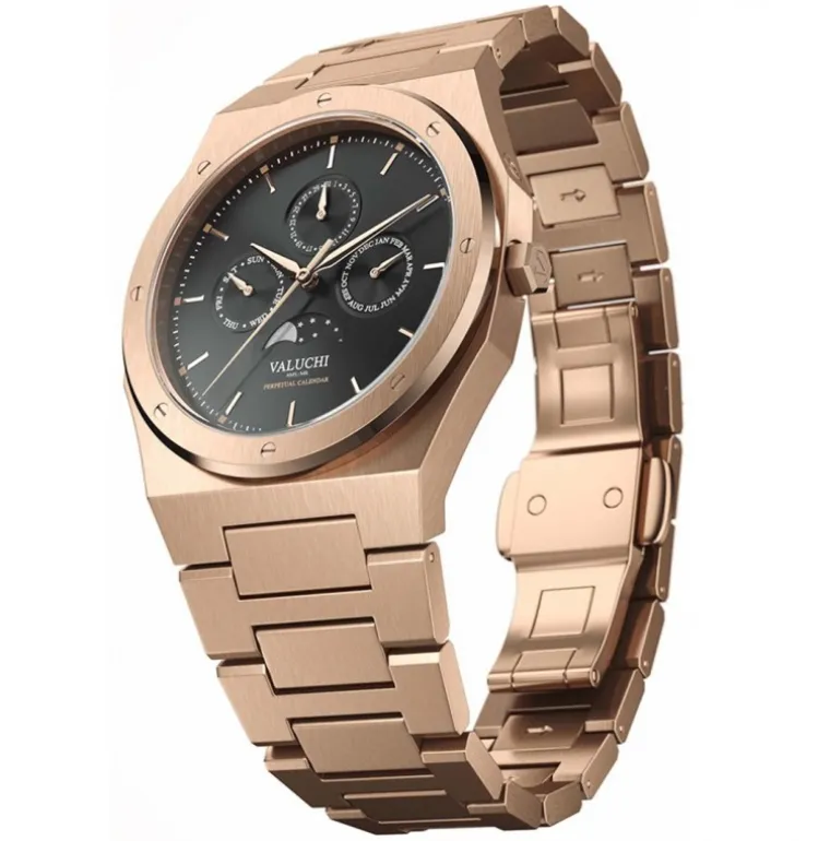Lunar Calendar Automatic - Rose Gold Black