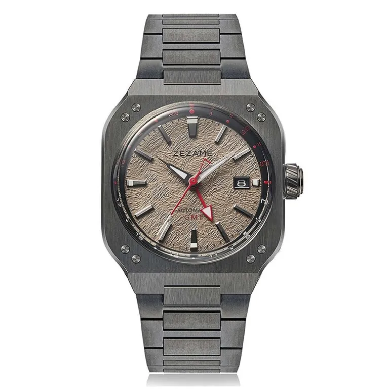 Night Hawk GMT Stainless Steel Watch 40.5mm