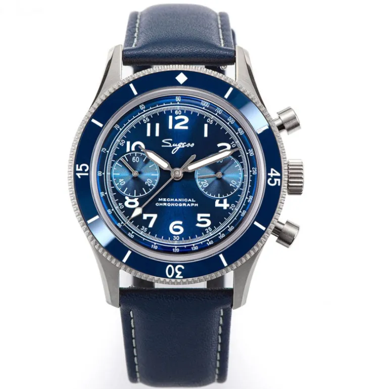 Sugess Chrono S423 Pilot military Blue