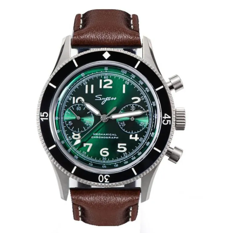 Sugess Chrono S423 Pilot military Green