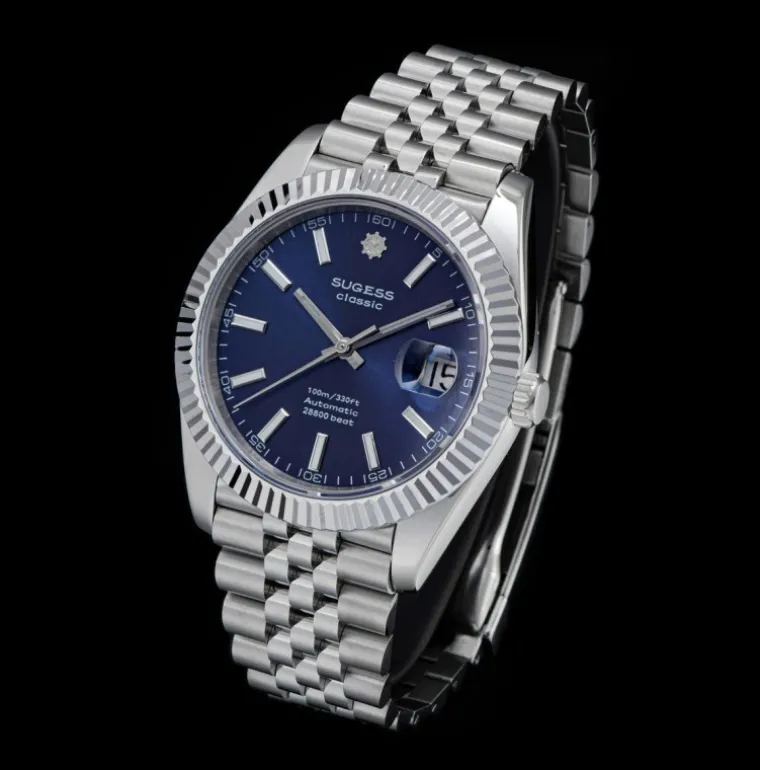 SUGESS S448 Classic Dress Watch Blue