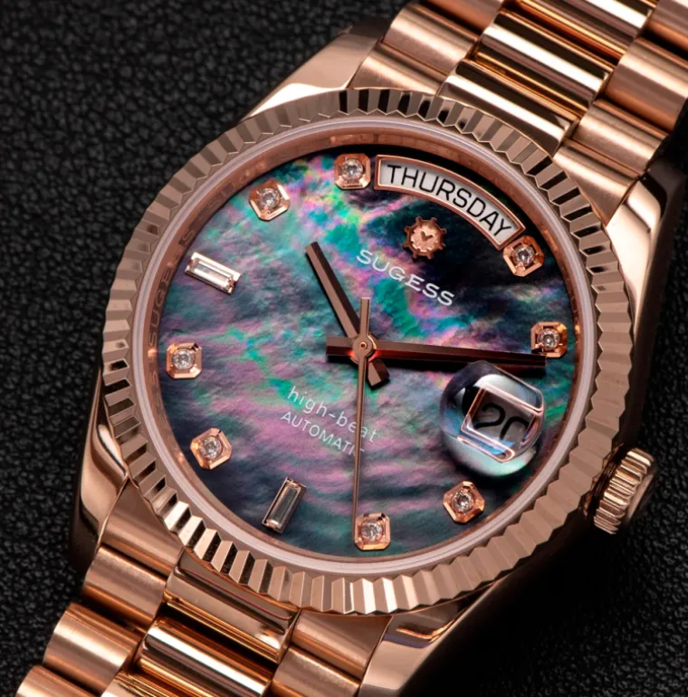 Sugess S449 MOP Rose Gold
