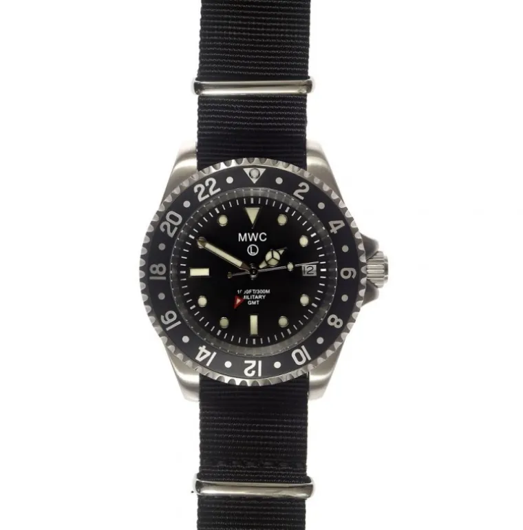 Swiss Quartz GMT 300m Stainless Steel Submariner