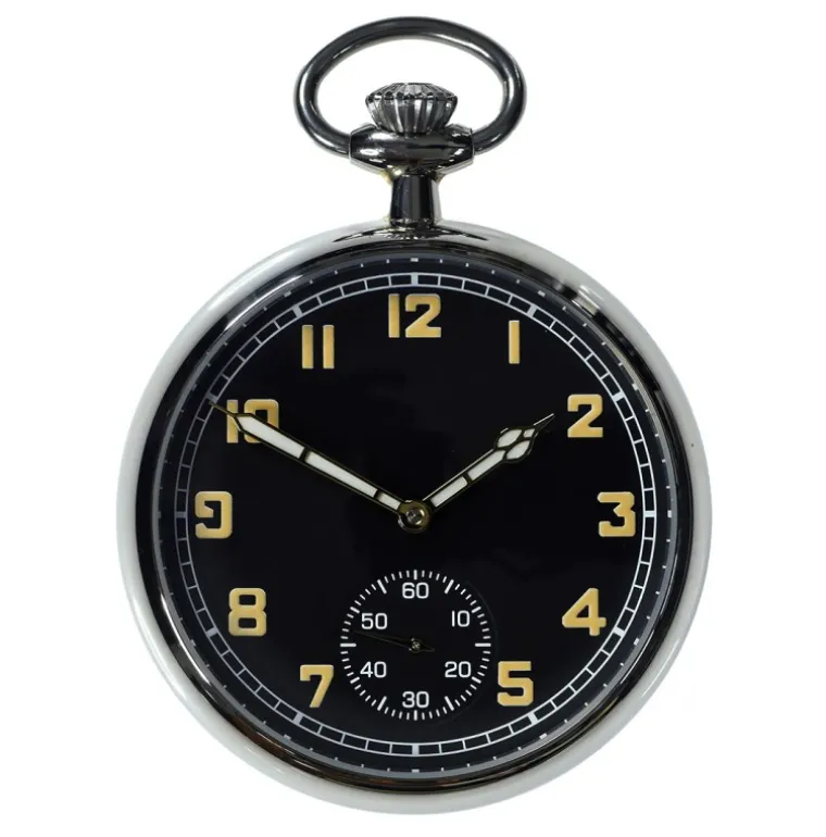 WW2 Pattern British Military Pattern 17 Jewel Hand Wound Military Pocket Watch