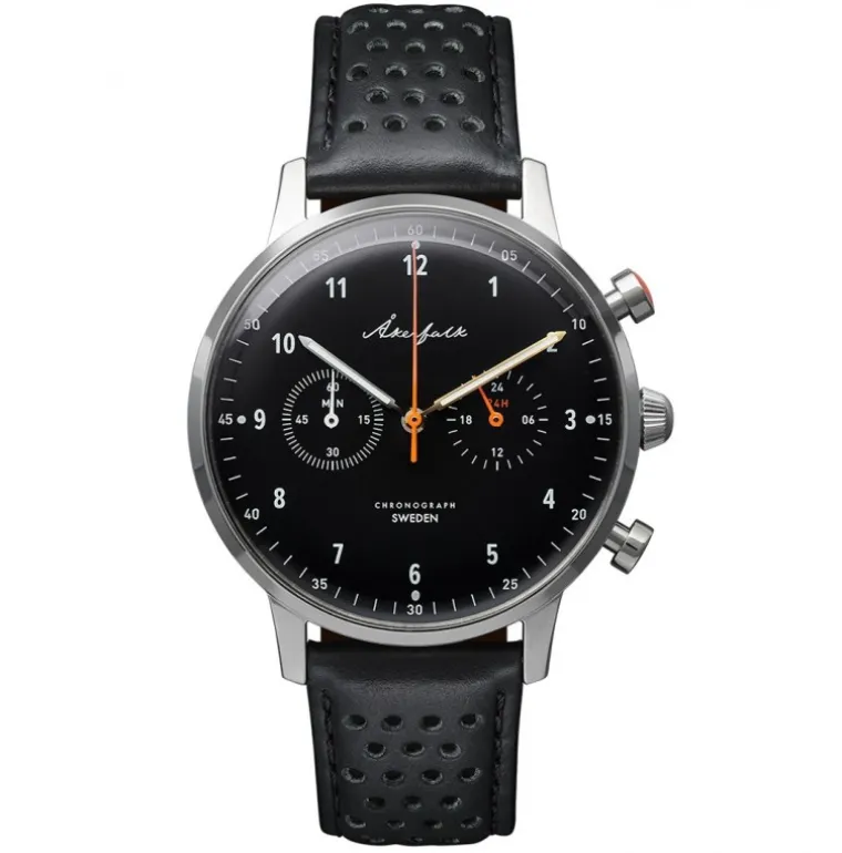 Chronograph | 12h/24h Black Black