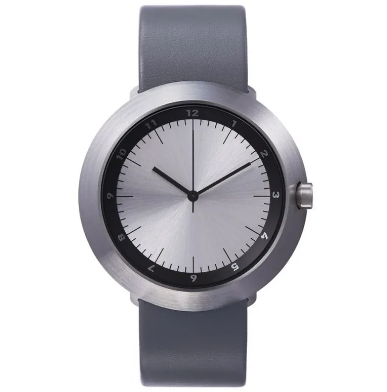 Fuji Silver Grey Leather