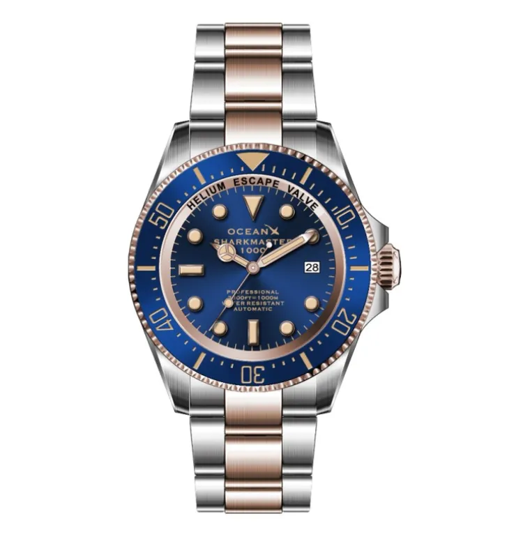 SHARKMASTER 1000 Rosegold Blue